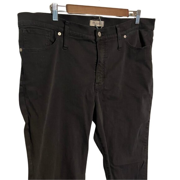 Madewell 9" High-Rise Skinny Jeans in Black | Size 34 - Picture 2 of 7